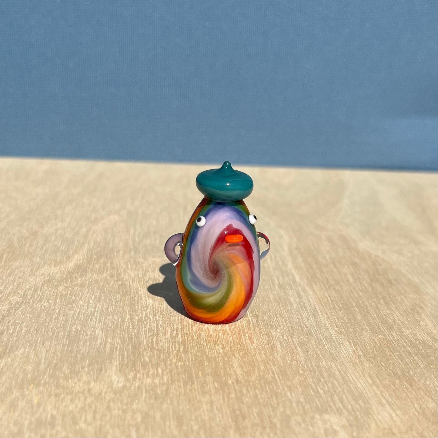 Swan Glass x Jackie's Glass Collab: Tie Dye Duck