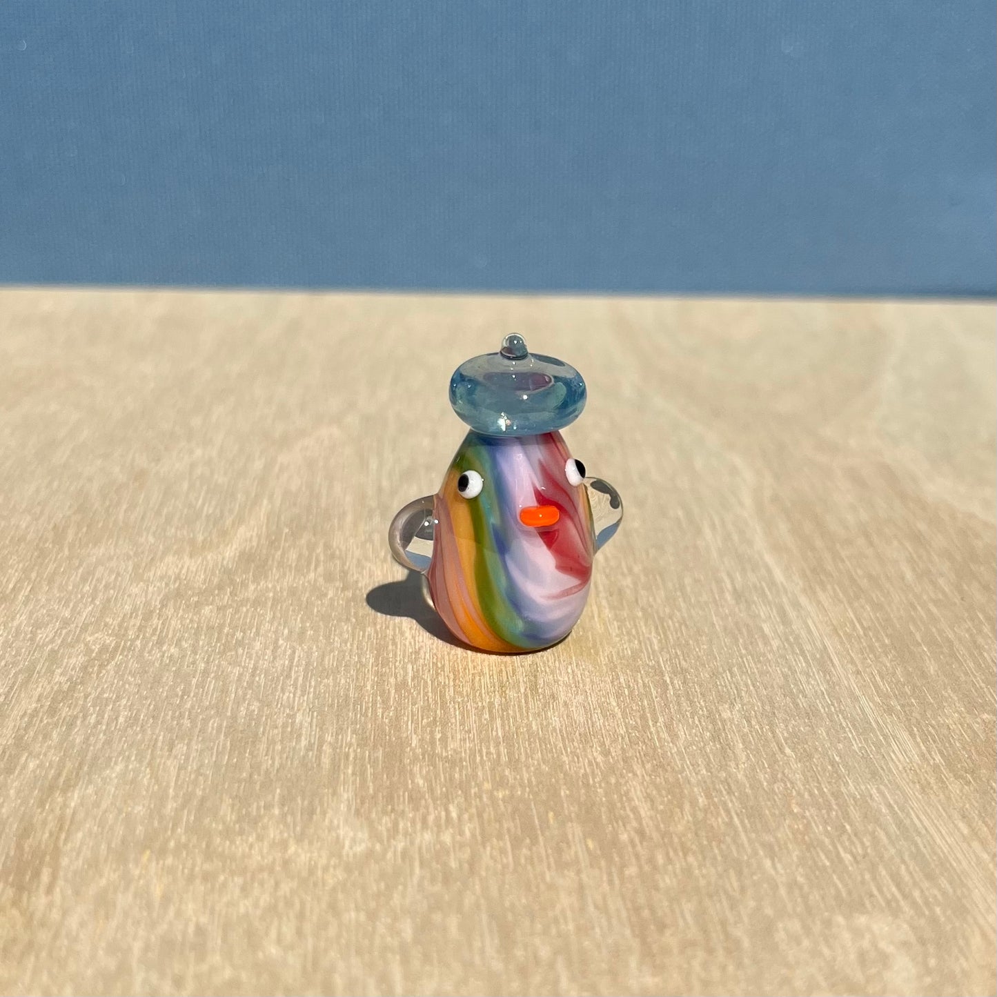 Swan Glass x Jackie's Glass Collab: Tie Dye Duck