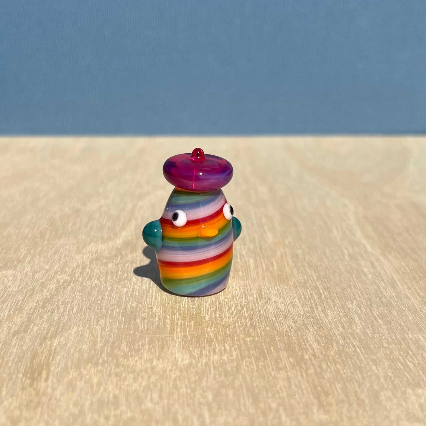 Swan Glass x Jackie's Glass Collab: Tie Dye Duck