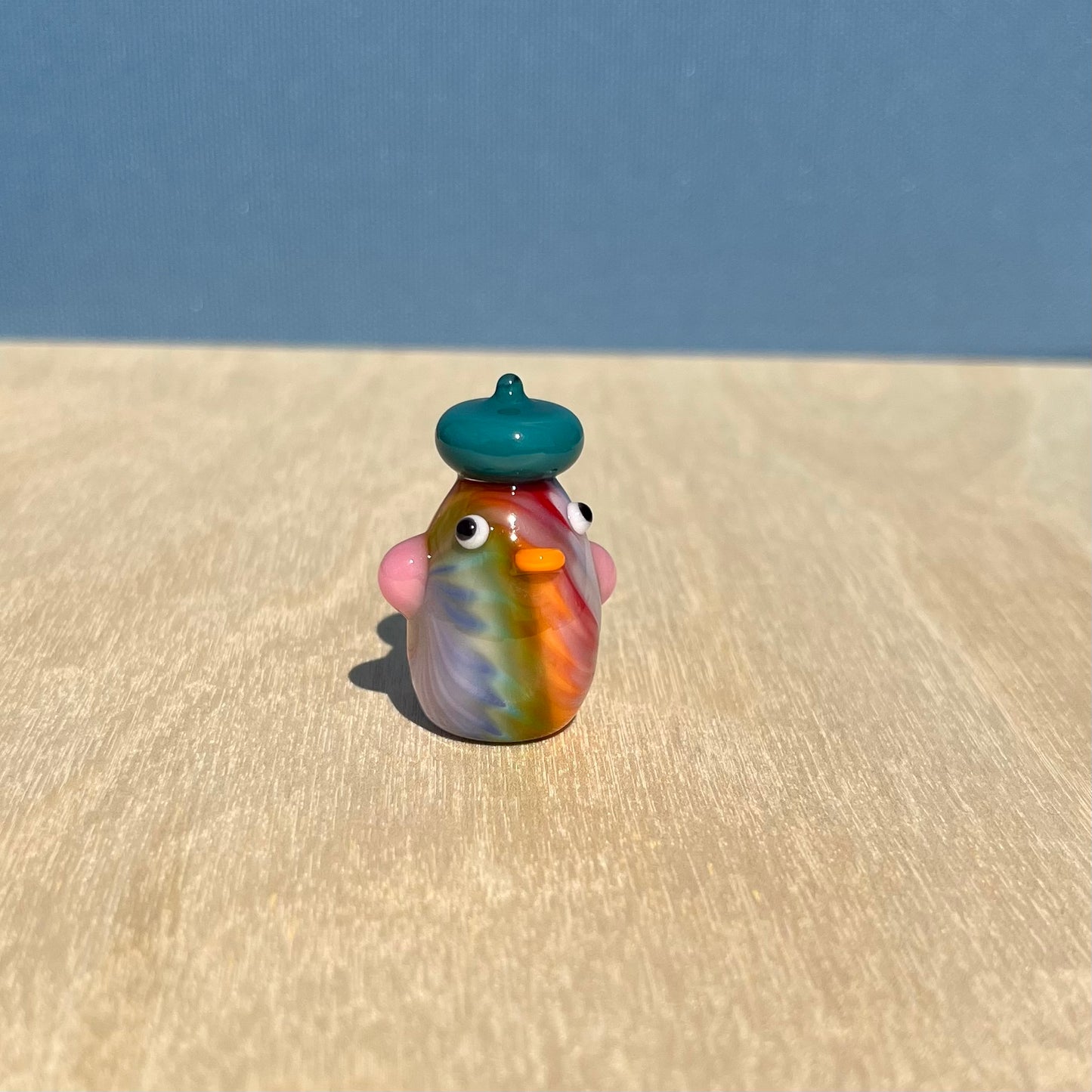 Swan Glass x Jackie's Glass Collab: Tie Dye Duck