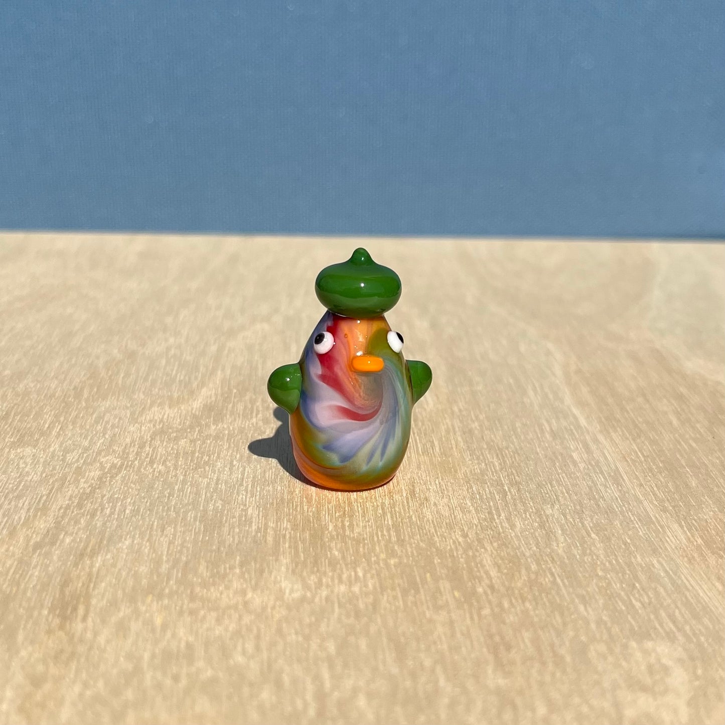 Swan Glass x Jackie's Glass Collab: Tie Dye Duck