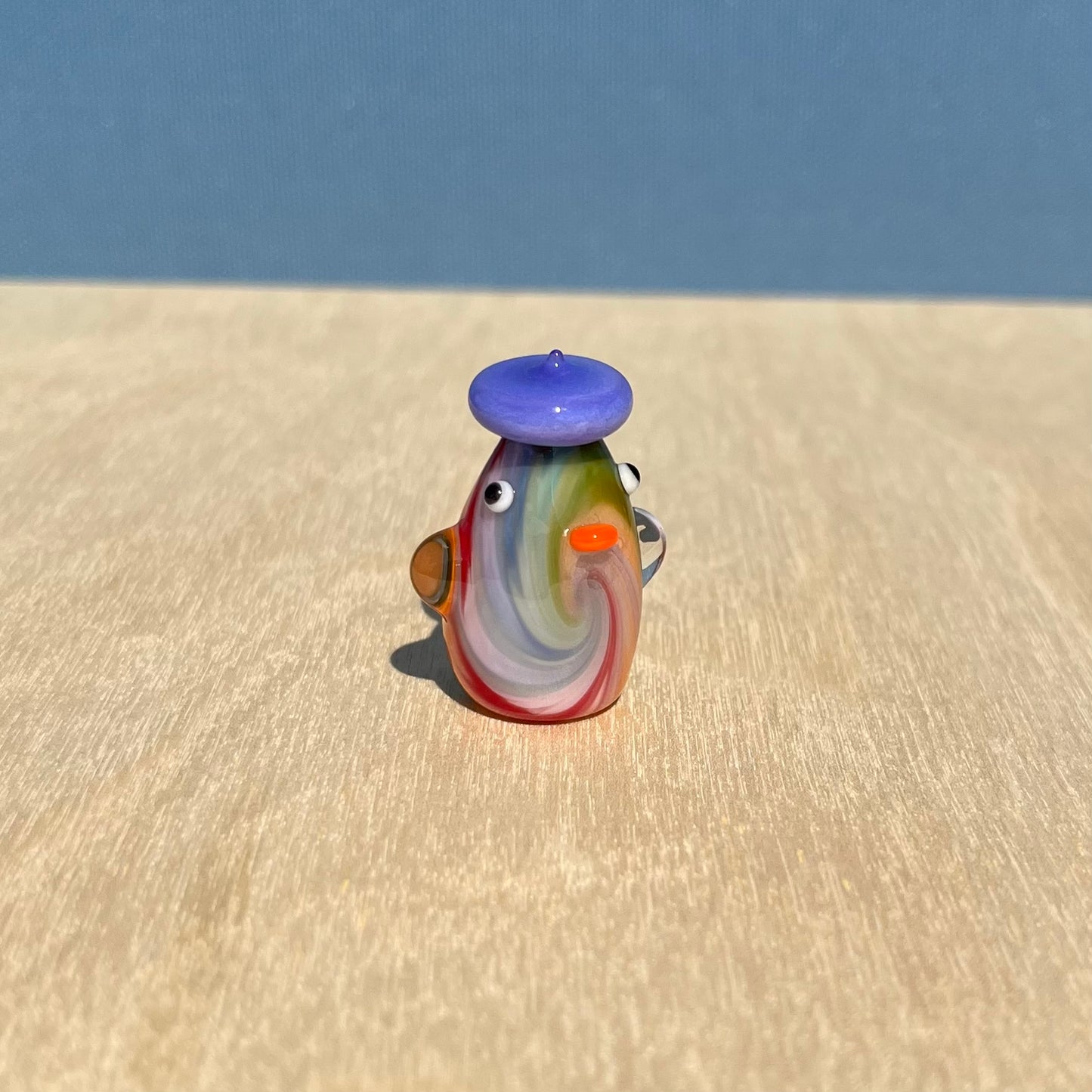 Swan Glass x Jackie's Glass Collab: Tie Dye Duck