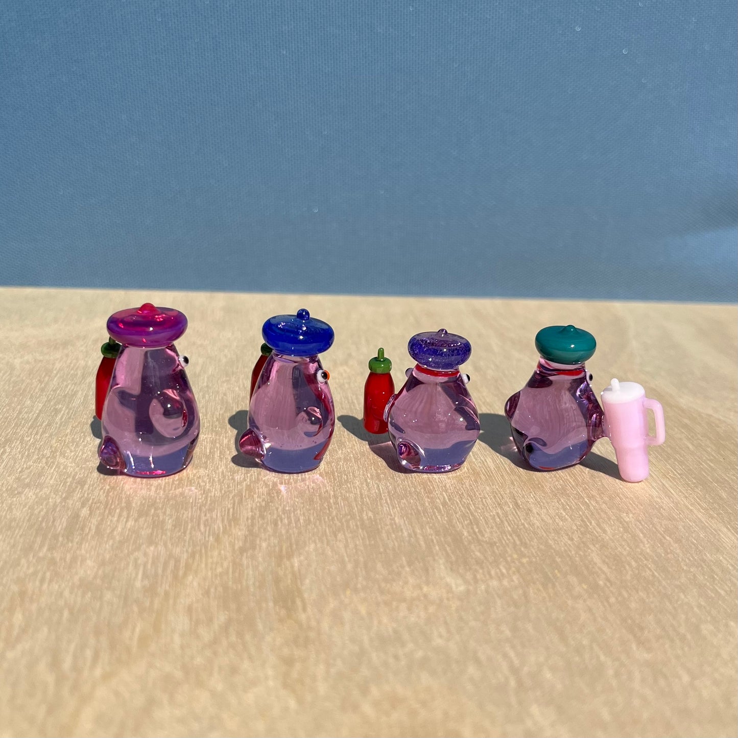 Stromboli Glass x Jackie's Glass Collab: Sriracha and Stanley Cup Ducks