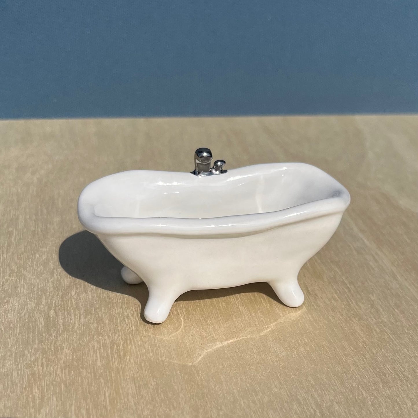 Jenni Ceramics x Jackie's Glass Collab: Duck in Bathtub