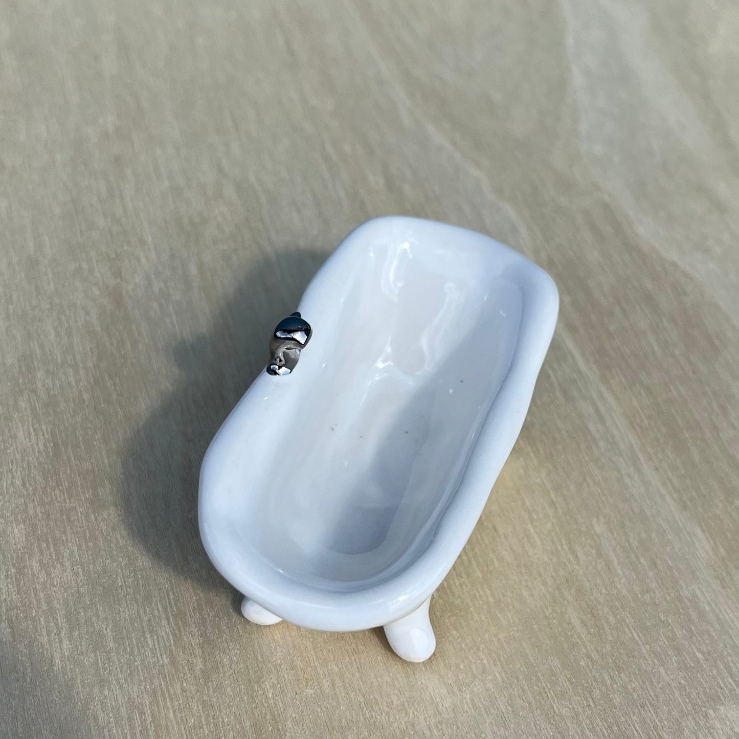 Jenni Ceramics x Jackie's Glass Collab: Duck in Bathtub