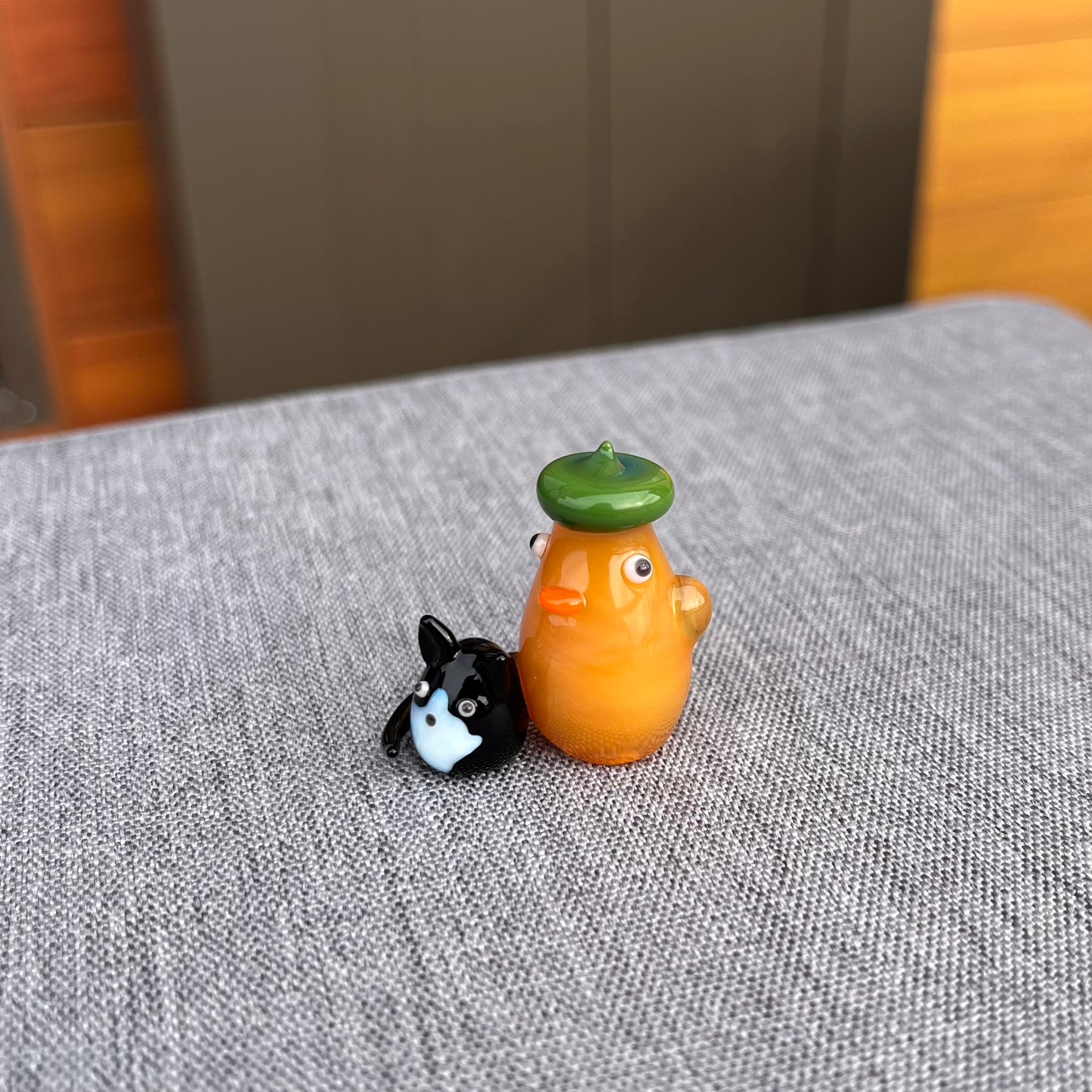 Commission for Tyler: Duck with Tuxedo Cat