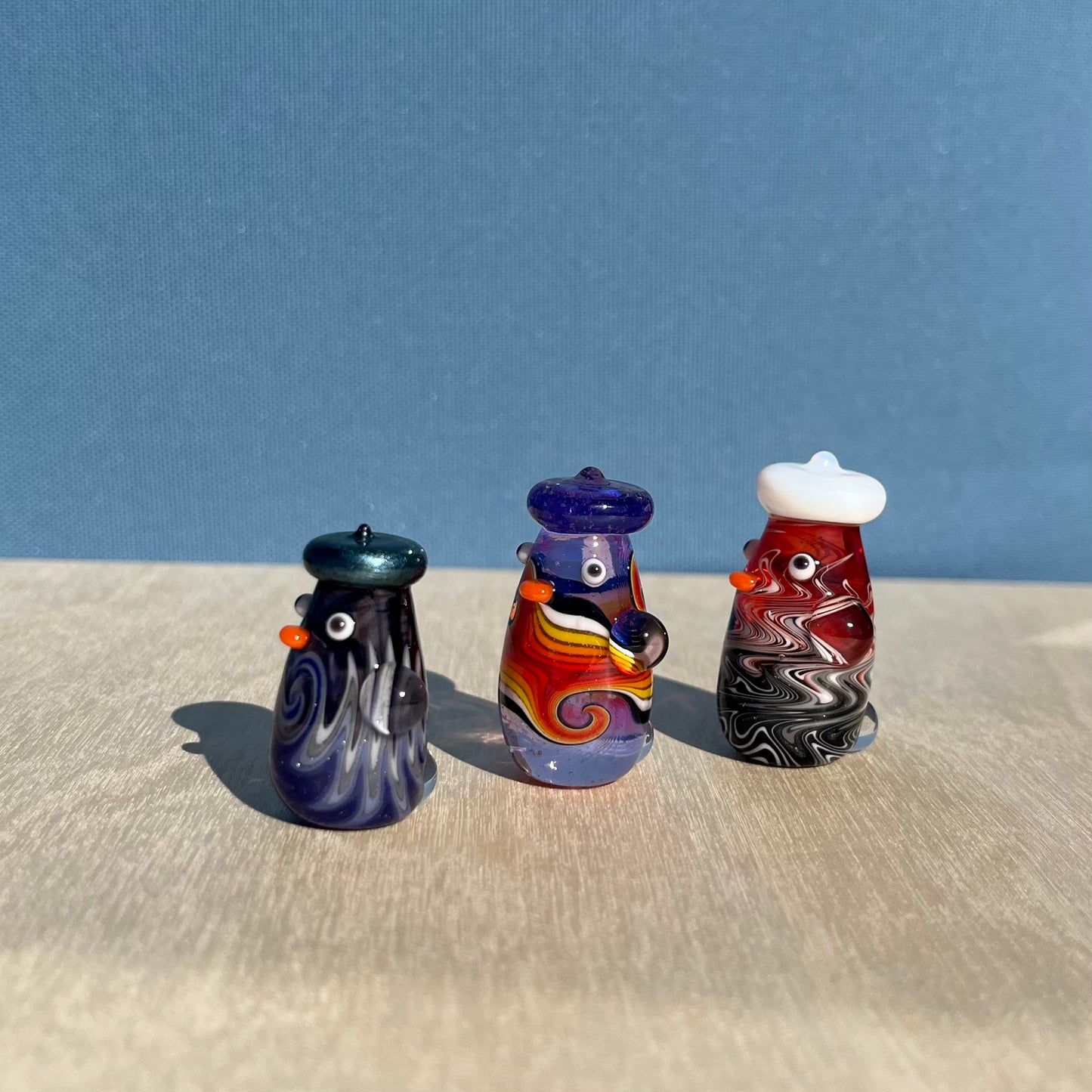 Swan Glass x Jackie's Glass Collab: UV Linework Duck