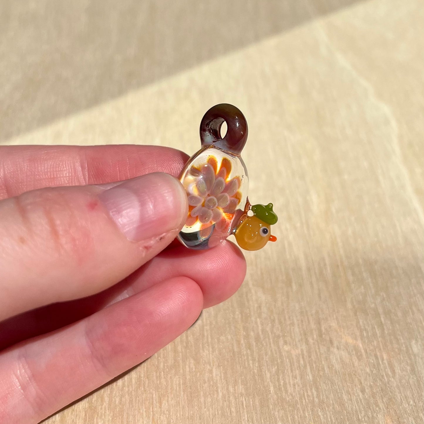 Malcolm Ford Glass x Jackie's Glass Collab: Pendant Ducks