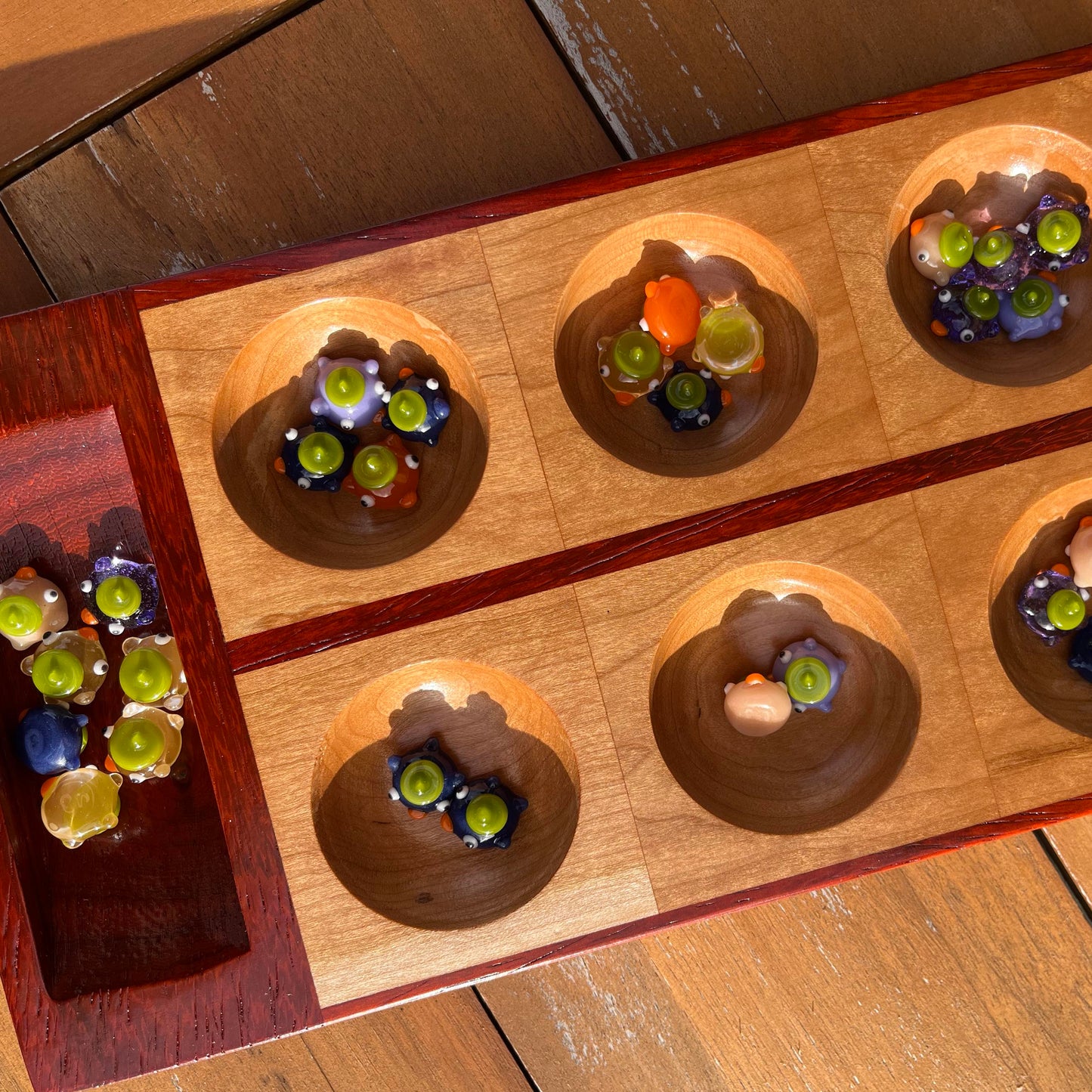 Commission for Sarah: Mancala ducks - full set