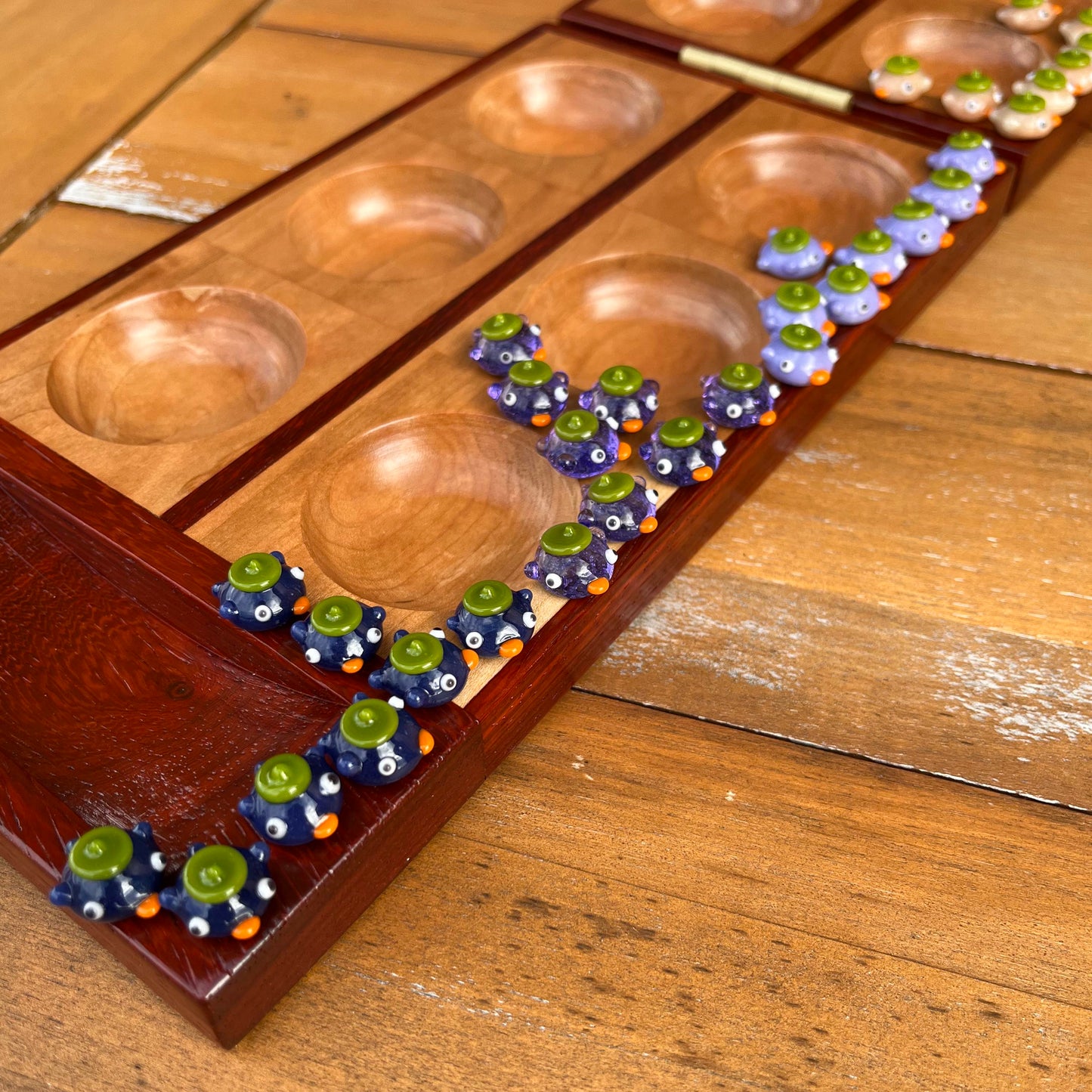 Commission for Sarah: Mancala ducks - full set