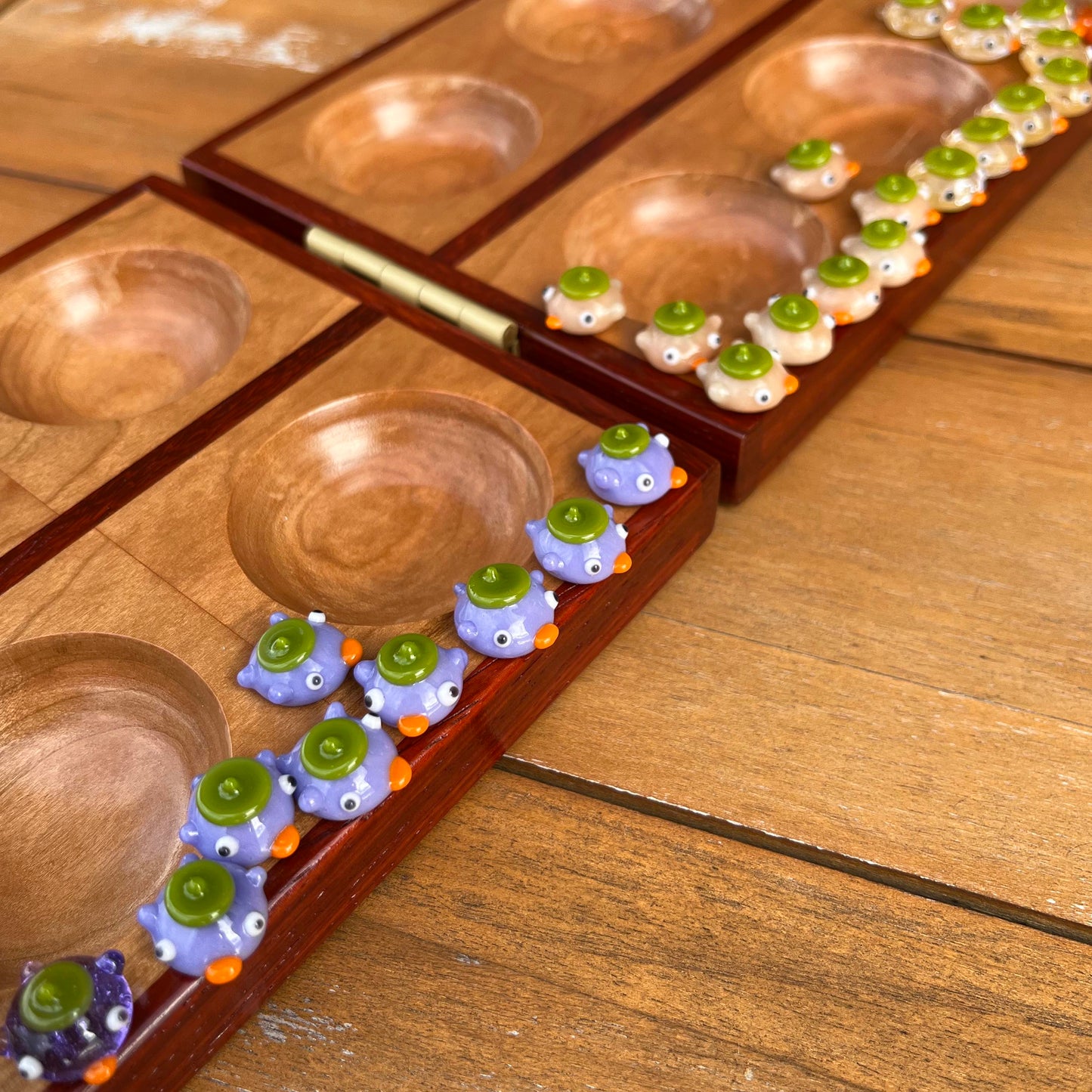 Commission for Sarah: Mancala ducks - full set