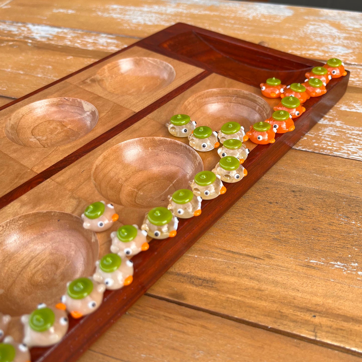 Commission for Sarah: Mancala ducks - full set