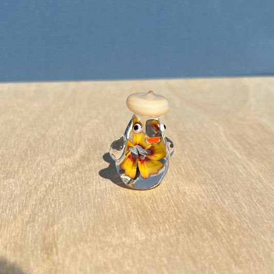 Swan Glass x Jackie's Glass Collab: Flower Duck