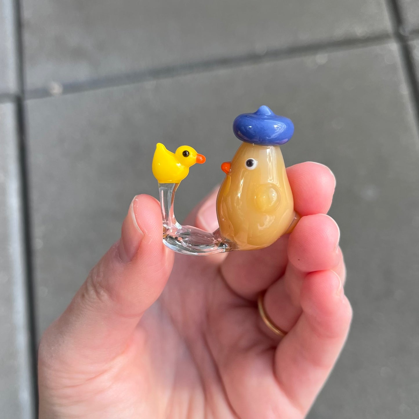 Jenni Ceramics x Jackie's Glass Collab: Duck in Bathtub