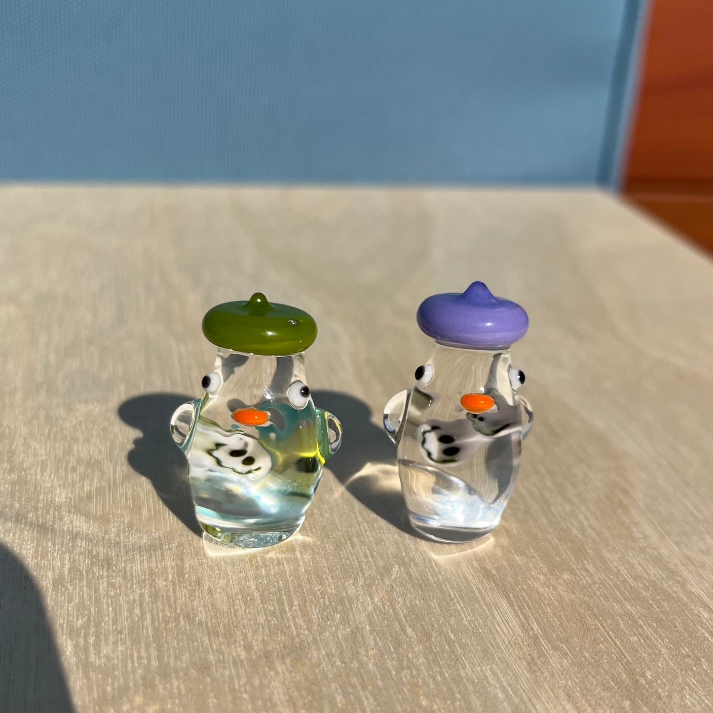 Michael Michaud Glass x Jackie's Glass Collab: Smiley Duck