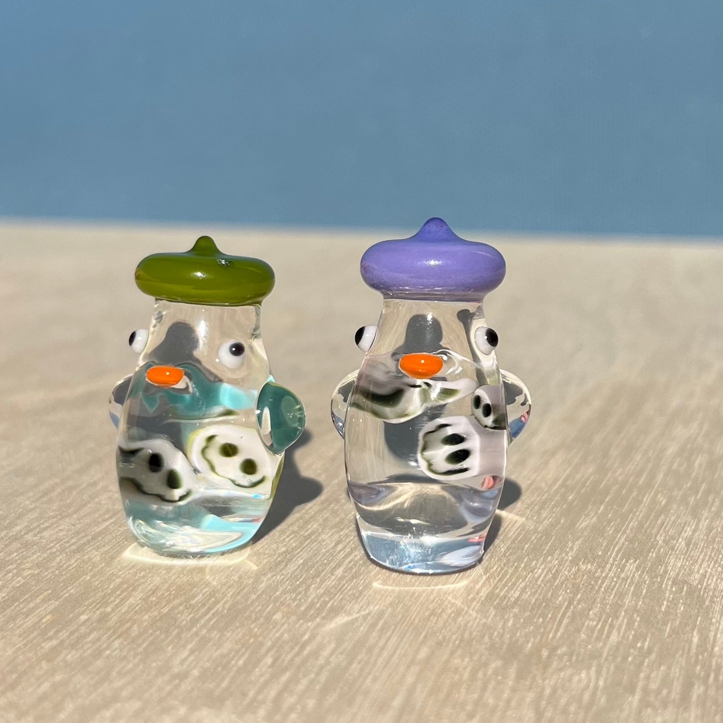 Michael Michaud Glass x Jackie's Glass Collab: Smiley Duck