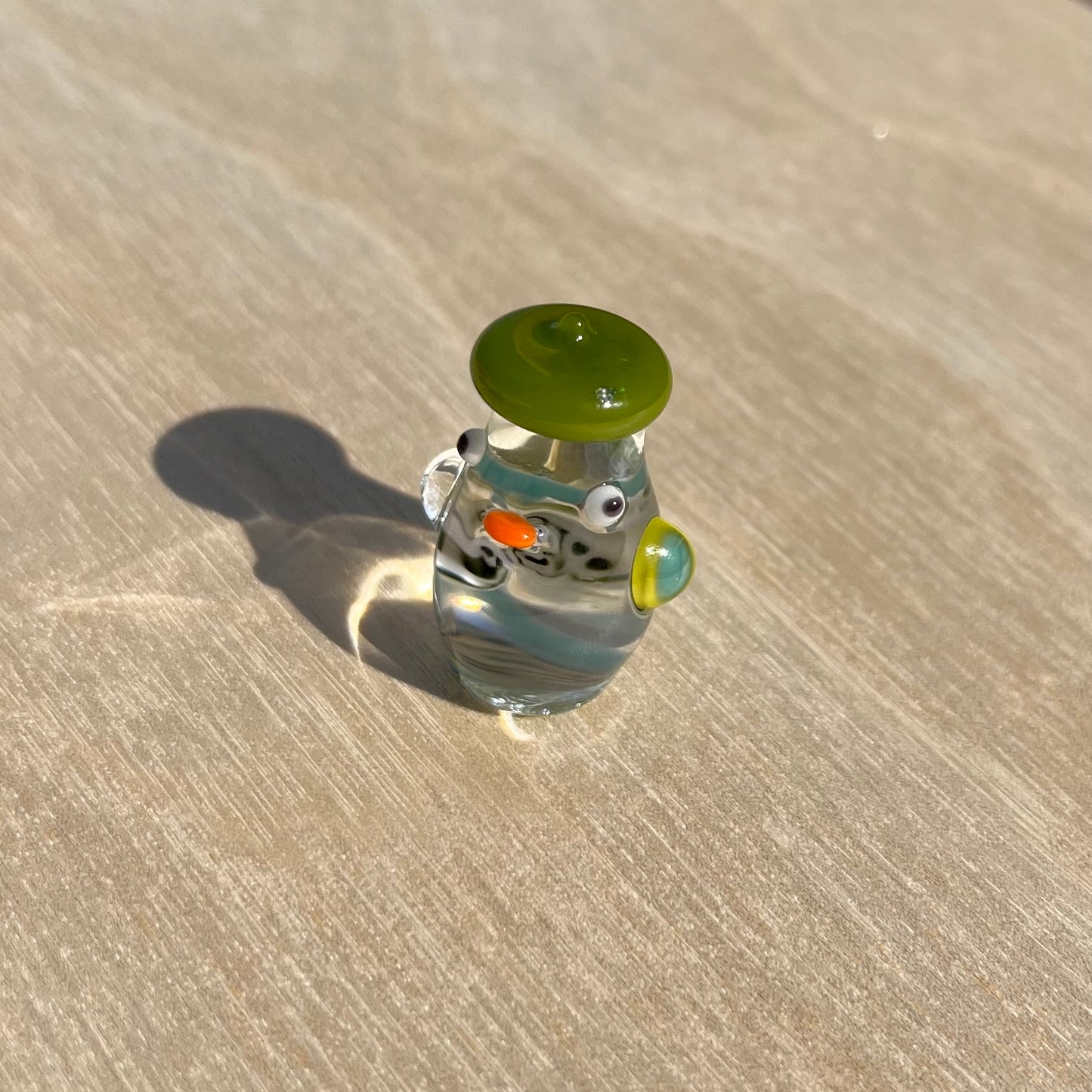 Michael Michaud Glass x Jackie's Glass Collab: Smiley Duck