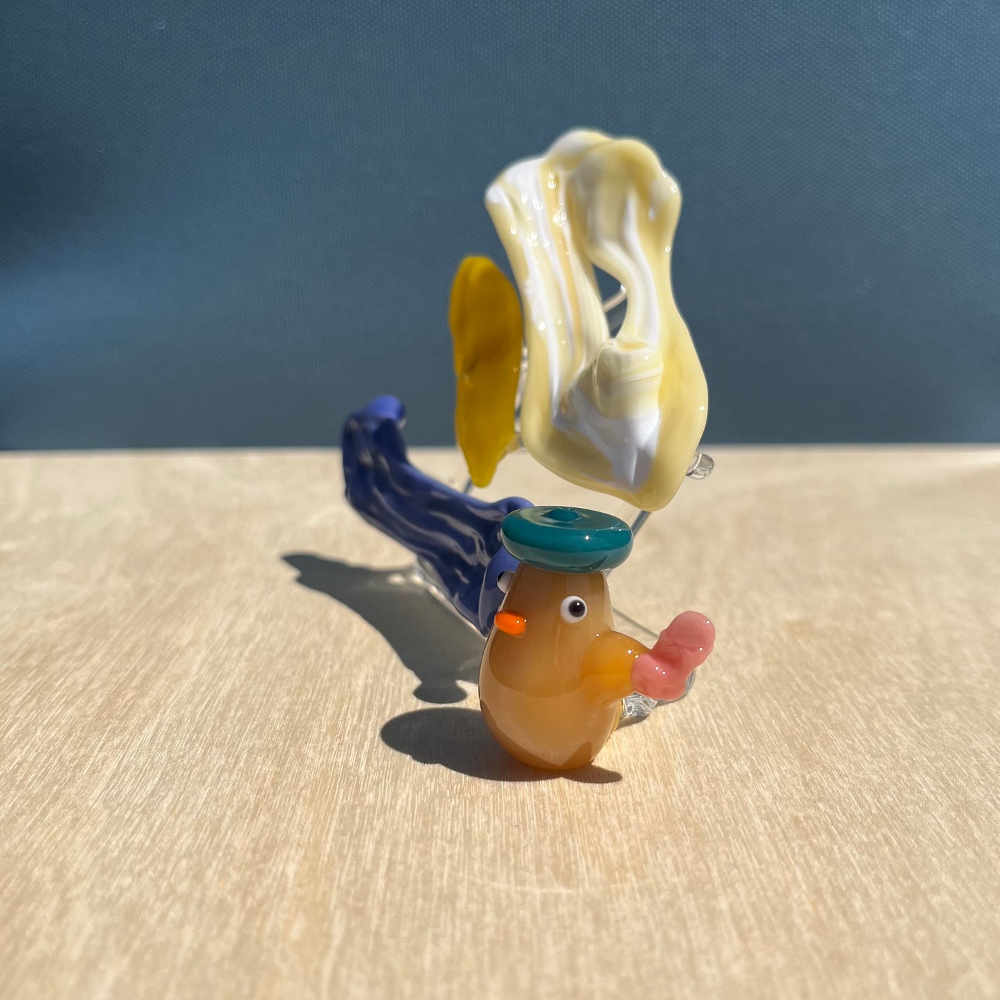 Eriko Glass x Jackie's Glass Collab: Gum Wall Ducks