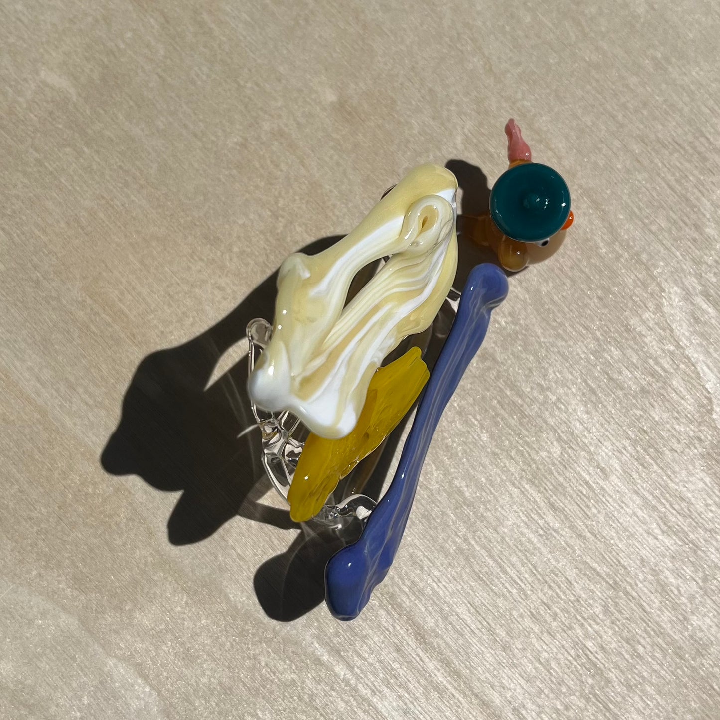 Eriko Glass x Jackie's Glass Collab: Gum Wall Ducks