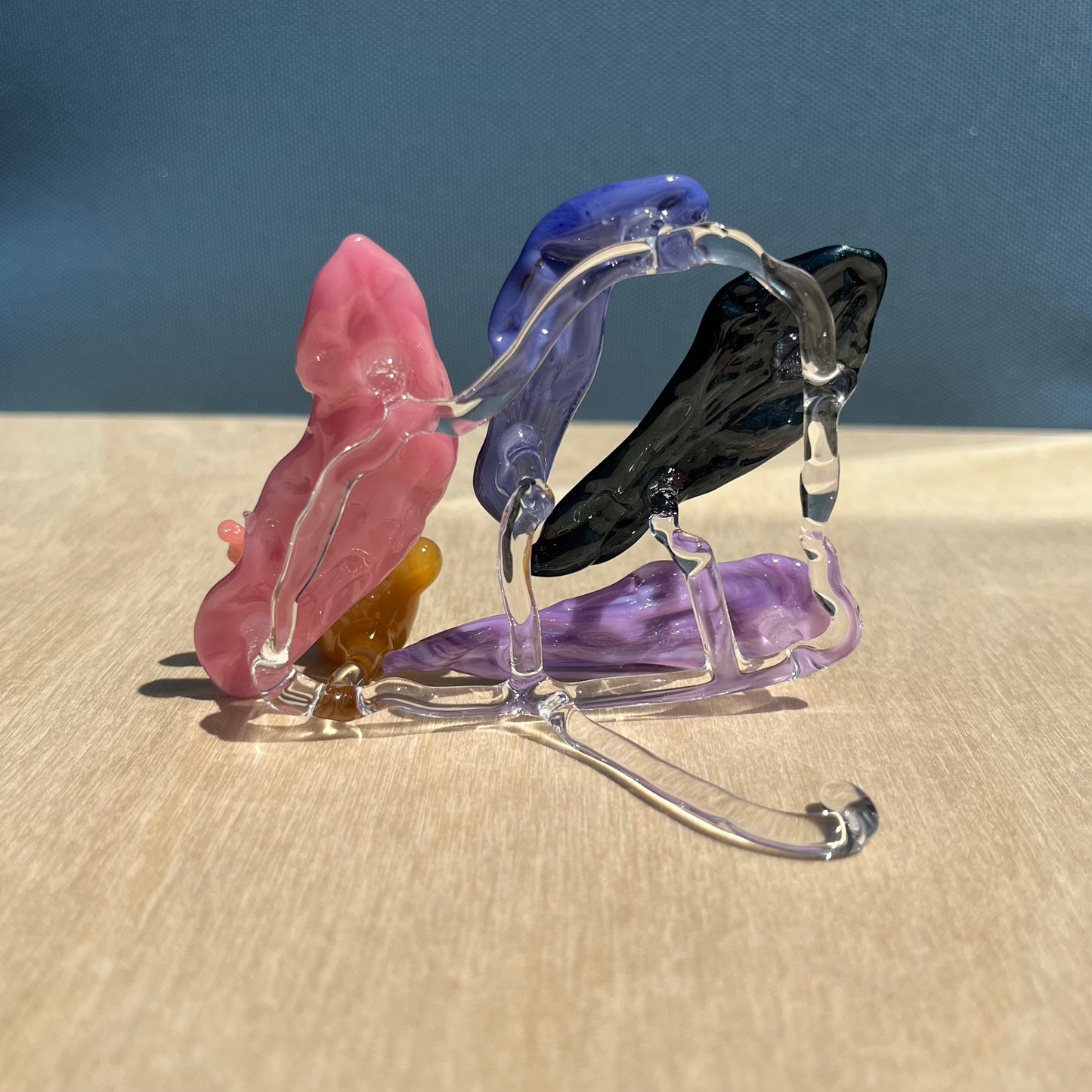 Eriko Glass x Jackie's Glass Collab: Gum Wall Ducks