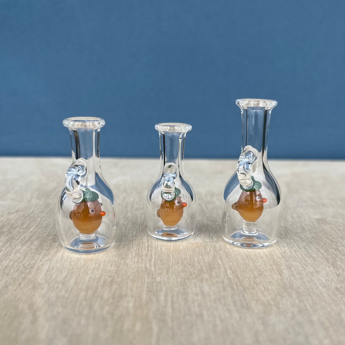 Swan Glass x Jackie's Glass Collab: Duck in Pitcher