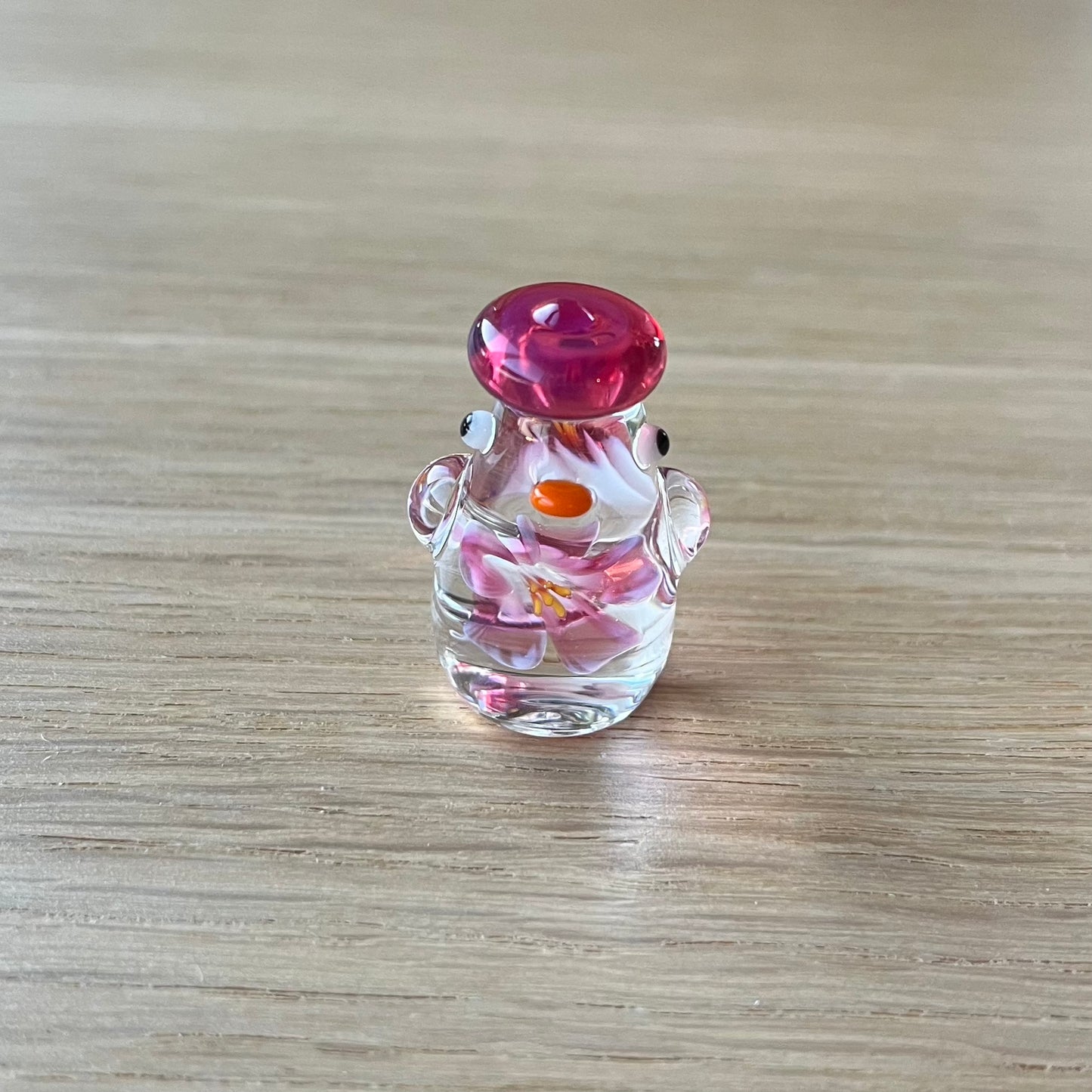 Commission for Lori: Cherry Blossom Duck [Jackie's Glass x Swan Glass Collab]