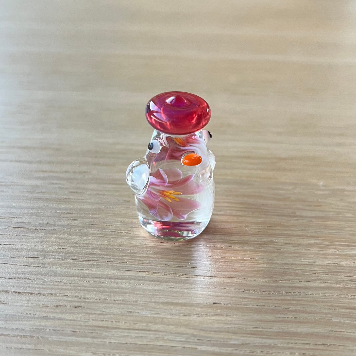 Commission for Lori: Cherry Blossom Duck [Jackie's Glass x Swan Glass Collab]