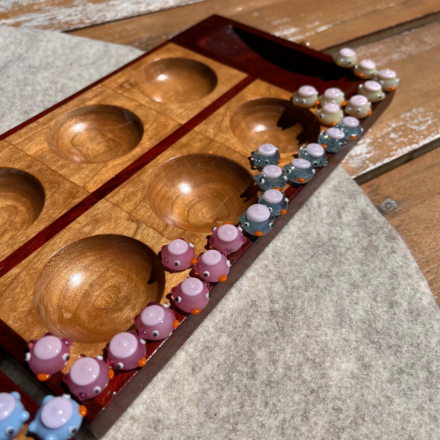 Commission for Christina: Mancala ducks - full set