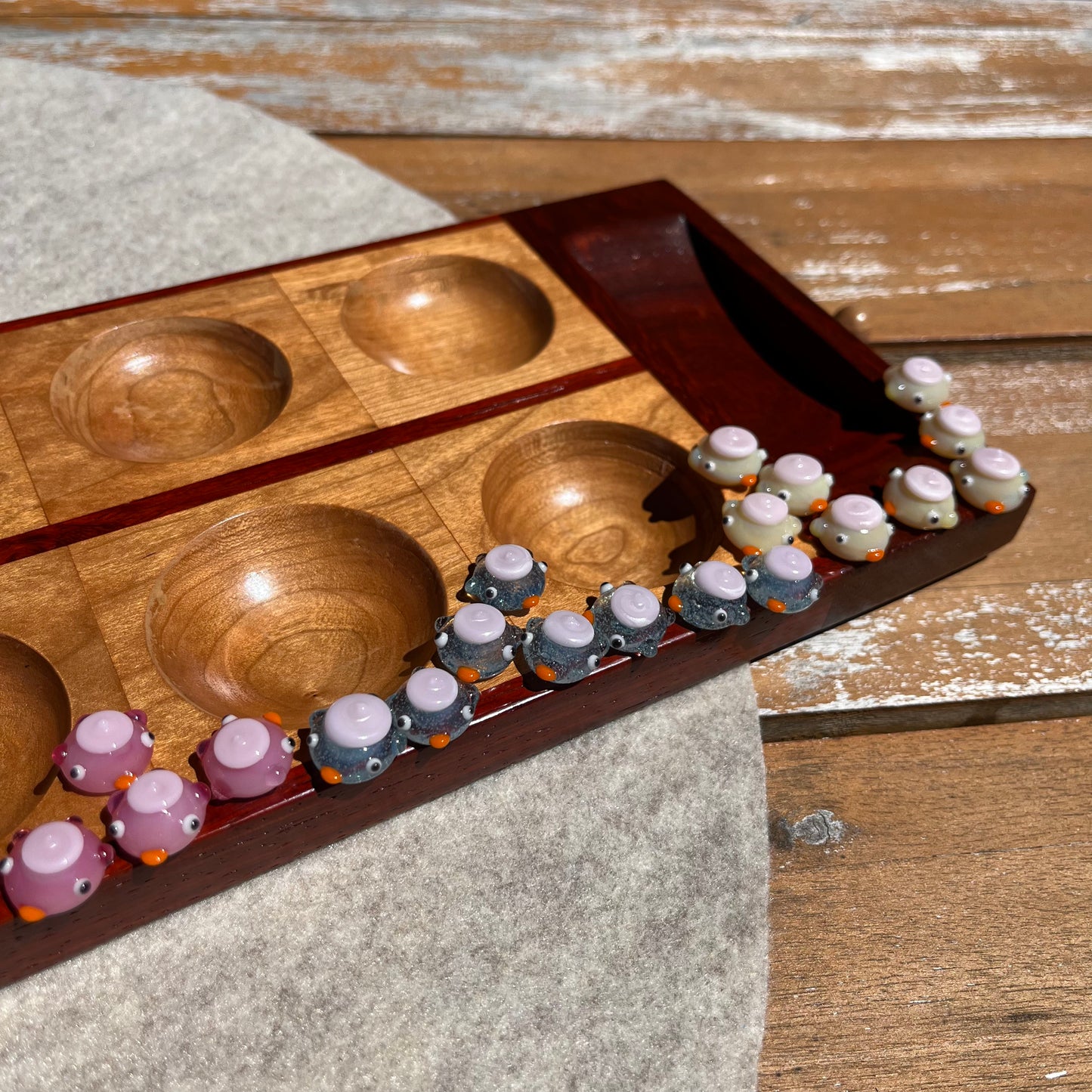 Commission for Christina: Mancala ducks - full set