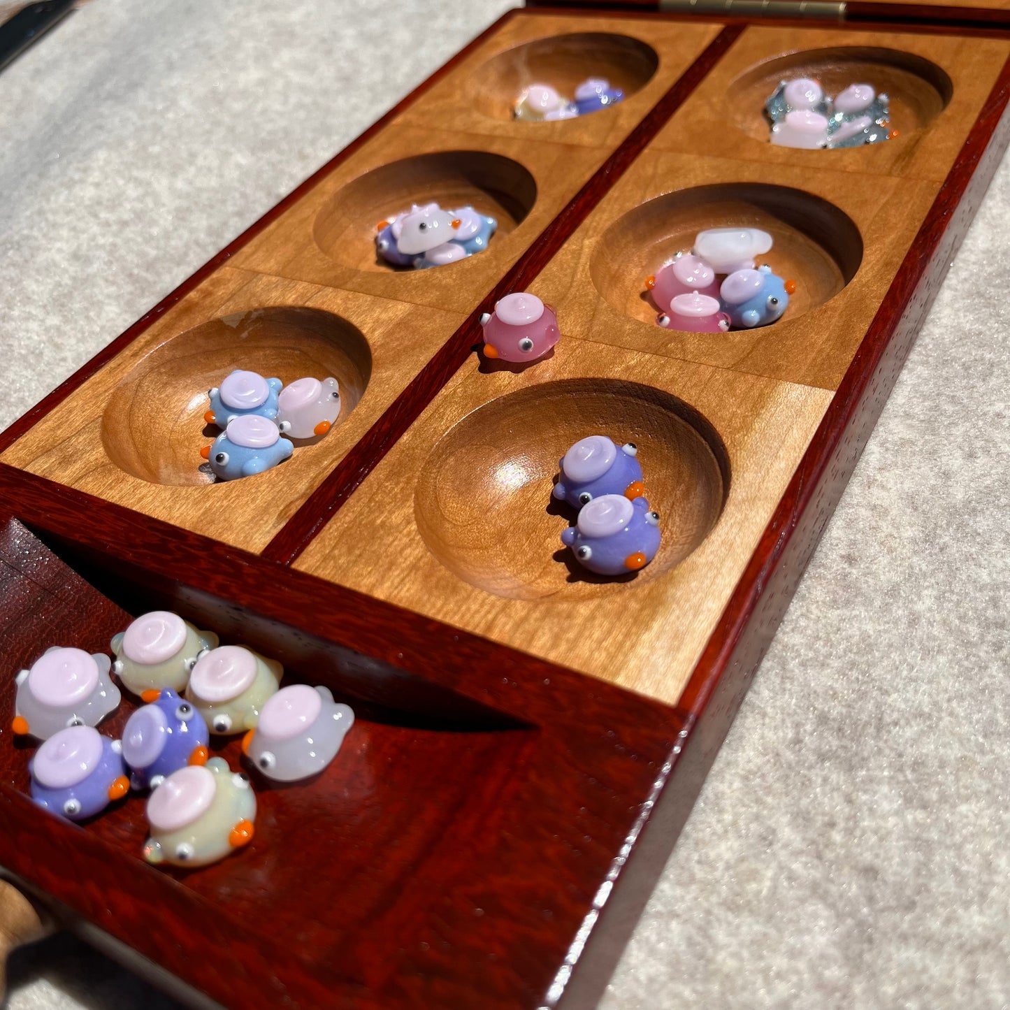 Commission for Christina: Mancala ducks - full set