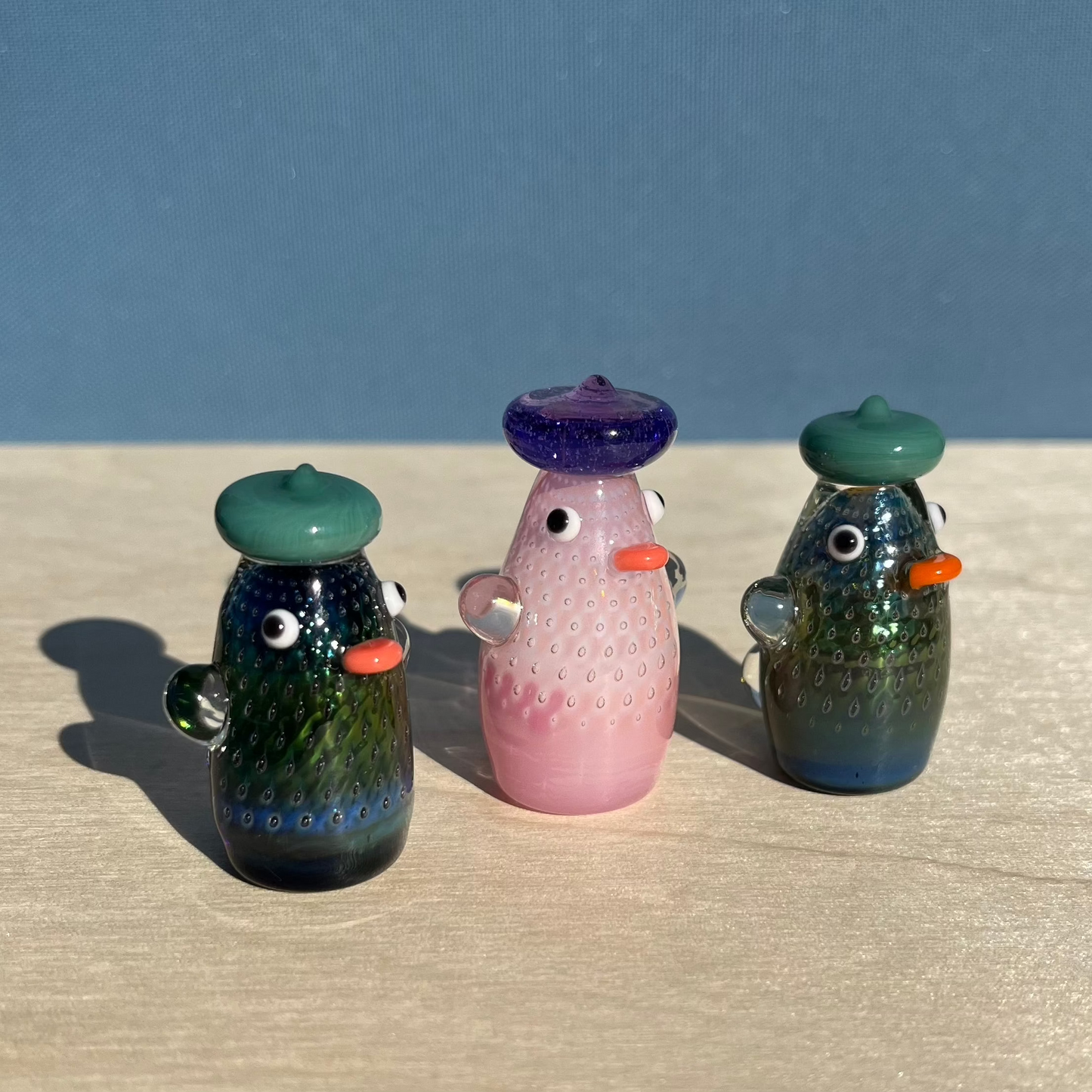 Swan Glass x Jackie's Glass Collab: Reticello Bubbles Duck