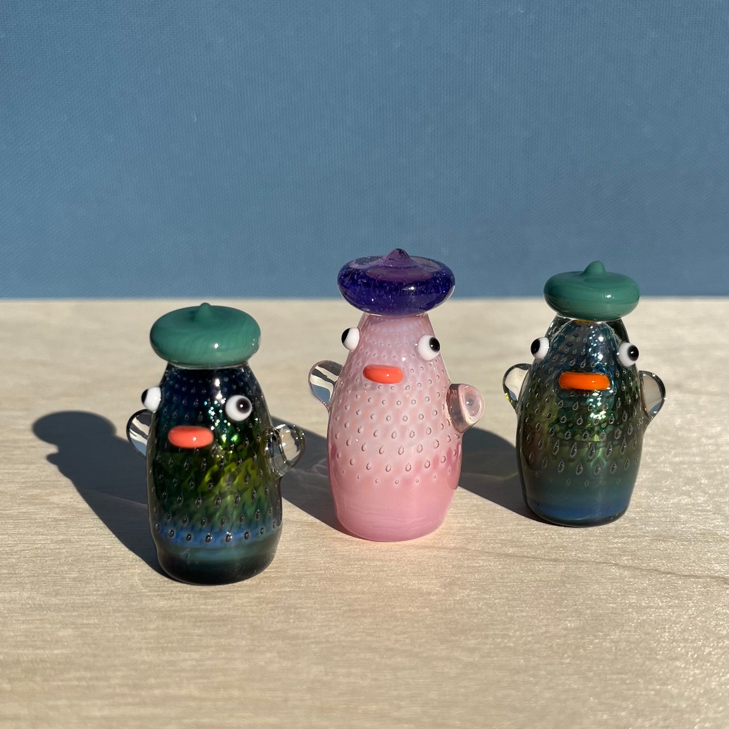 Swan Glass x Jackie's Glass Collab: Reticello Bubbles Duck