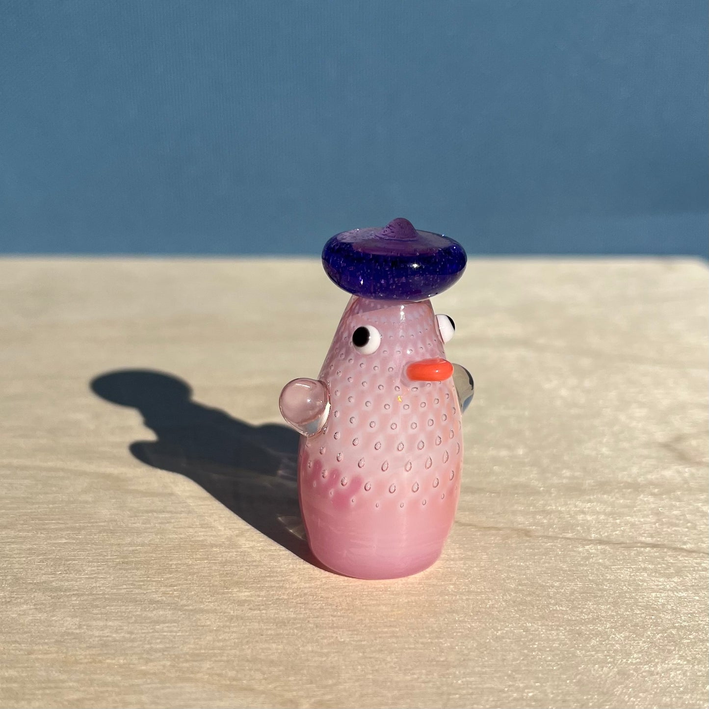 Swan Glass x Jackie's Glass Collab: Reticello Bubbles Duck