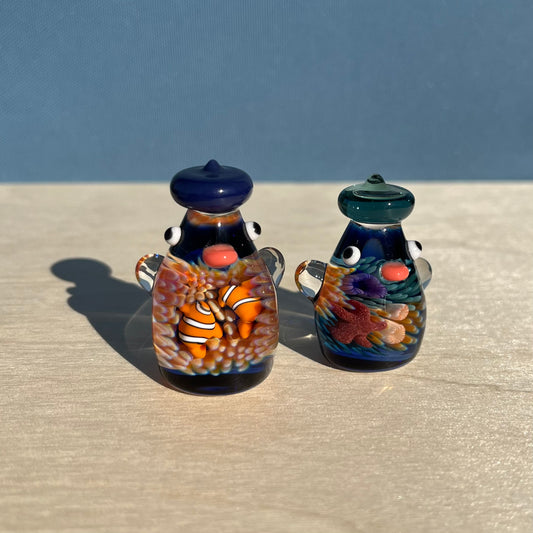 Swan Glass x Jackie's Glass Collab: Under the Sea Duck