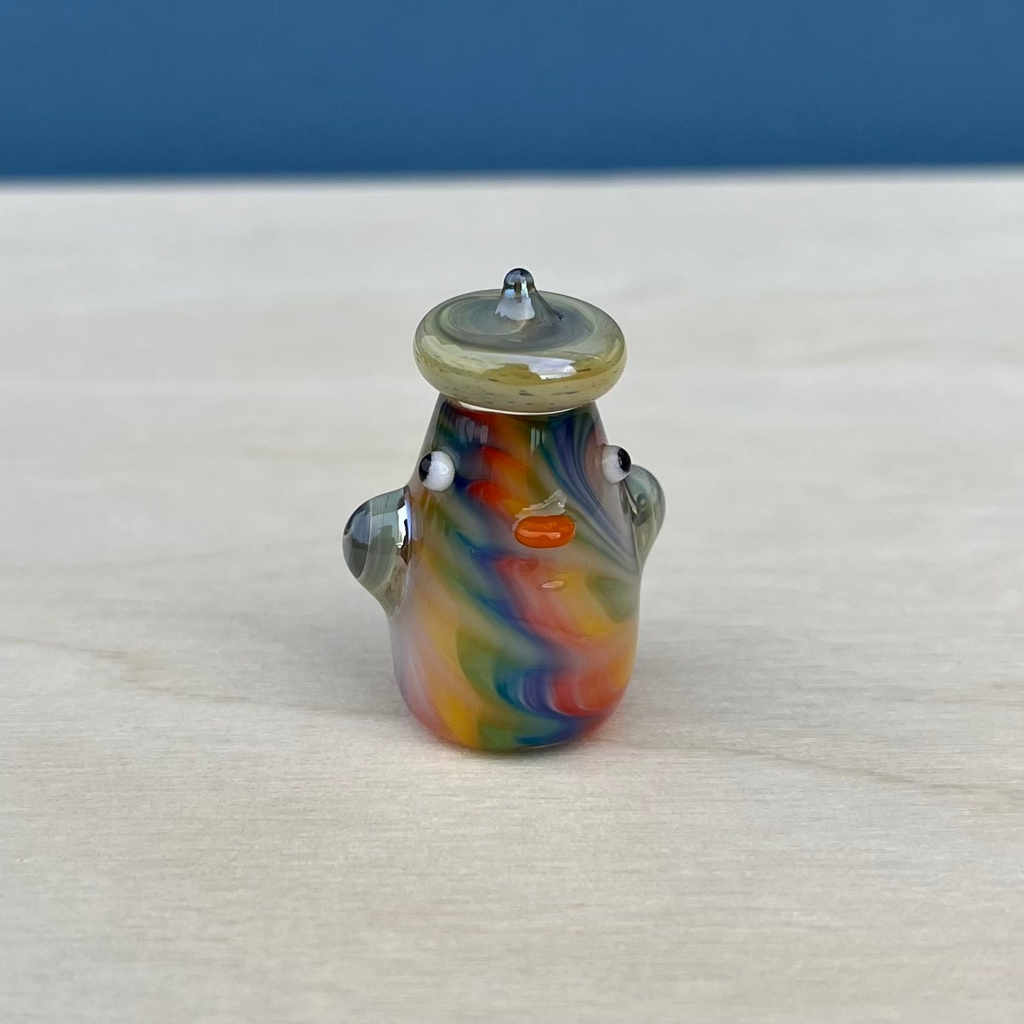 Swan Glass x Jackie's Glass Collab: Tie Dye Duck