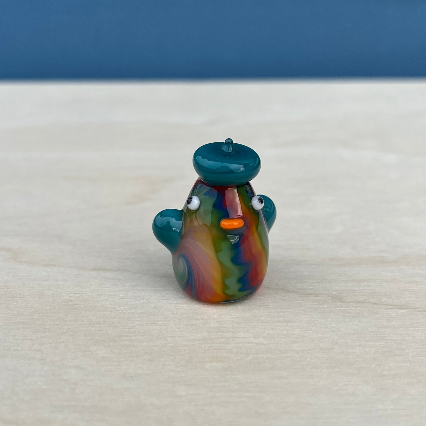 Swan Glass x Jackie's Glass Collab: Tie Dye Duck