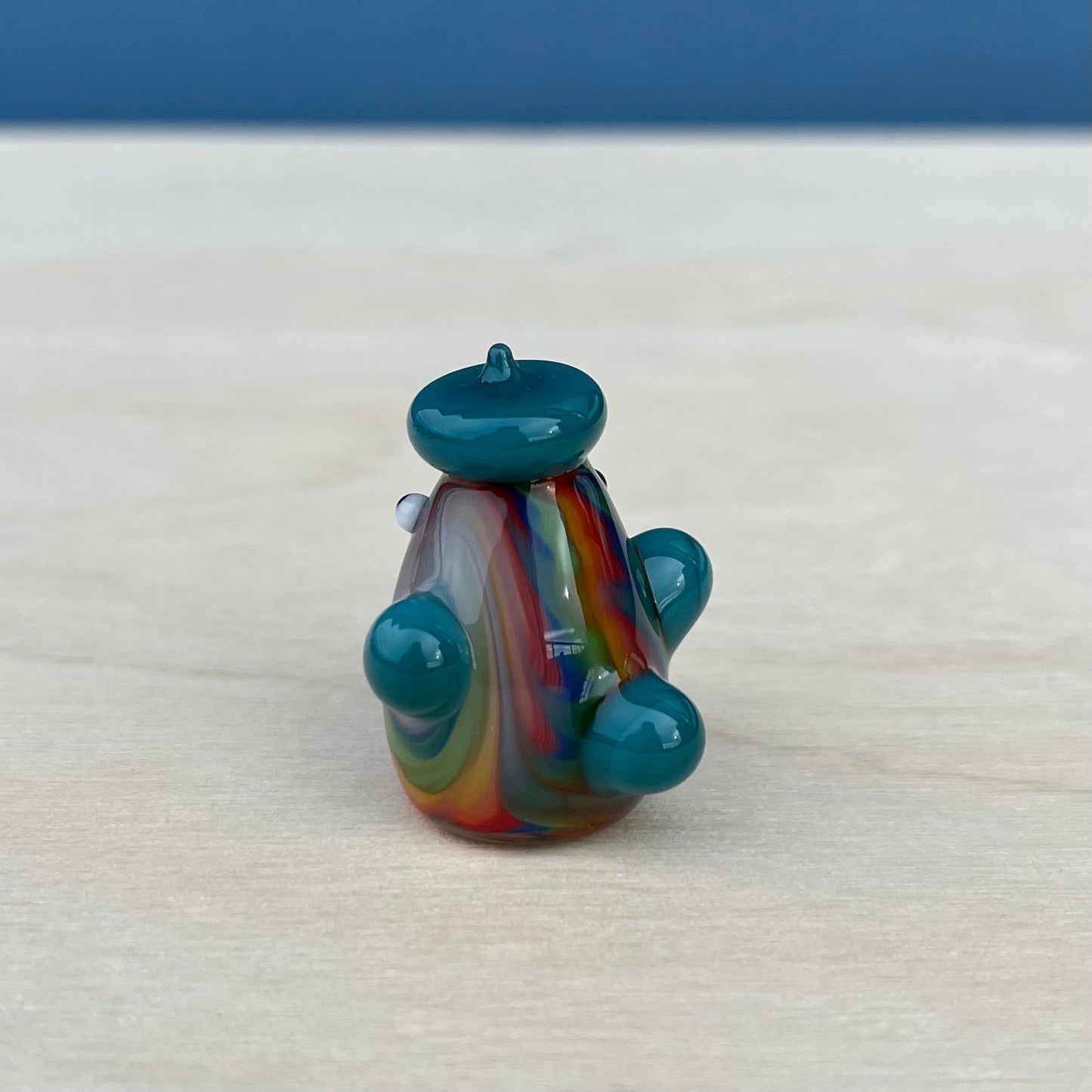 Swan Glass x Jackie's Glass Collab: Tie Dye Duck