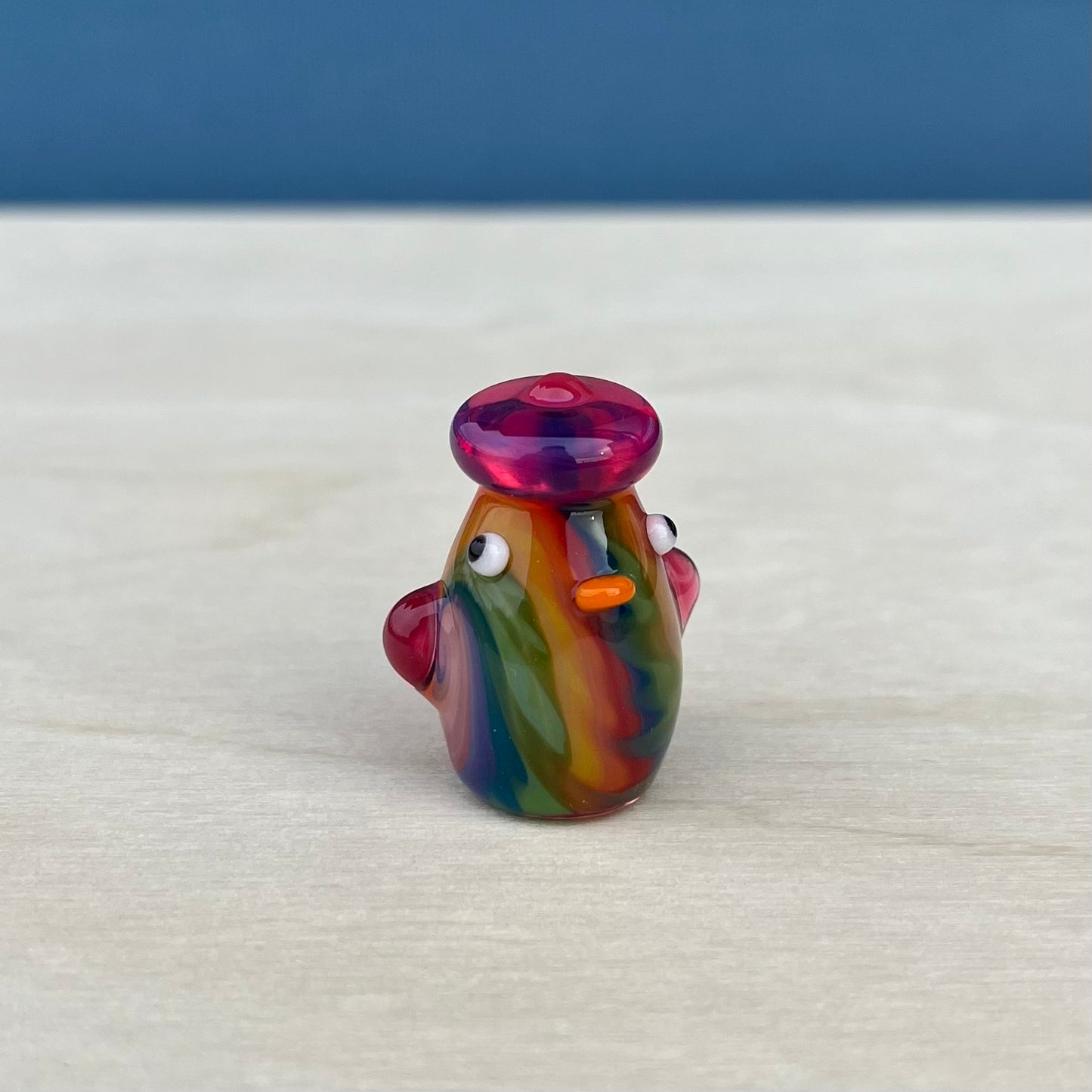 Swan Glass x Jackie's Glass Collab: Tie Dye Duck