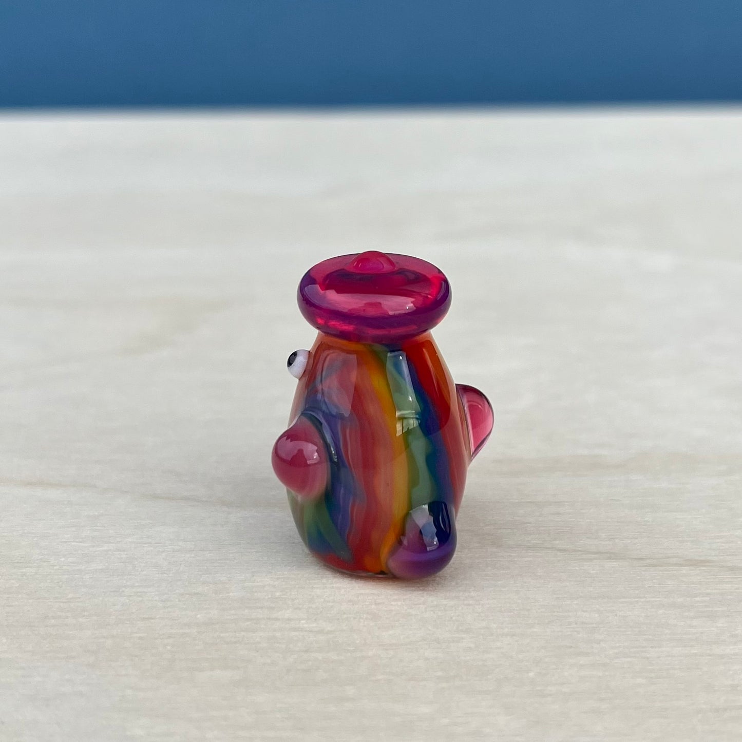 Swan Glass x Jackie's Glass Collab: Tie Dye Duck