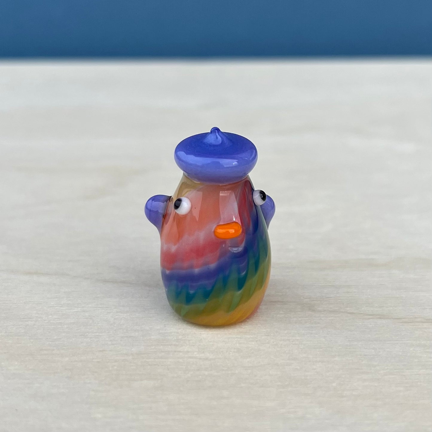 Swan Glass x Jackie's Glass Collab: Tie Dye Duck