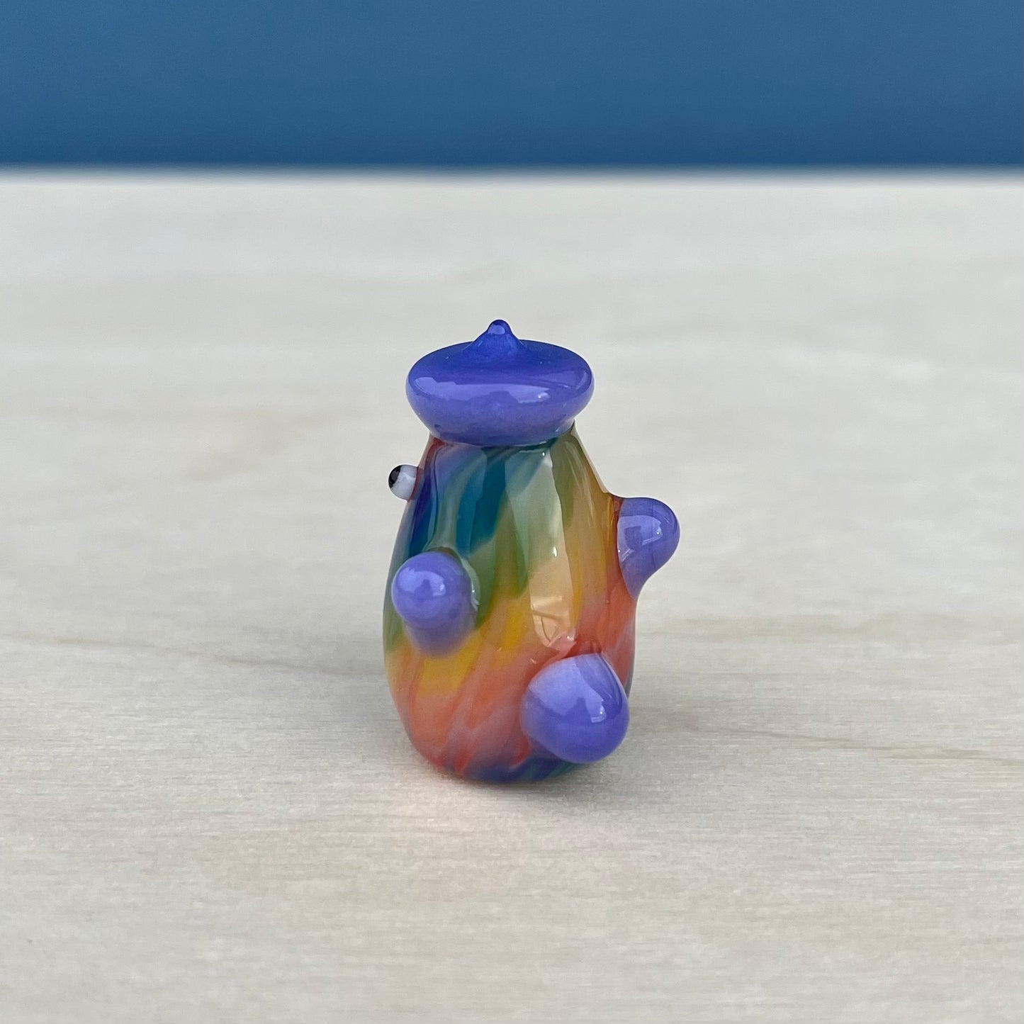 Swan Glass x Jackie's Glass Collab: Tie Dye Duck