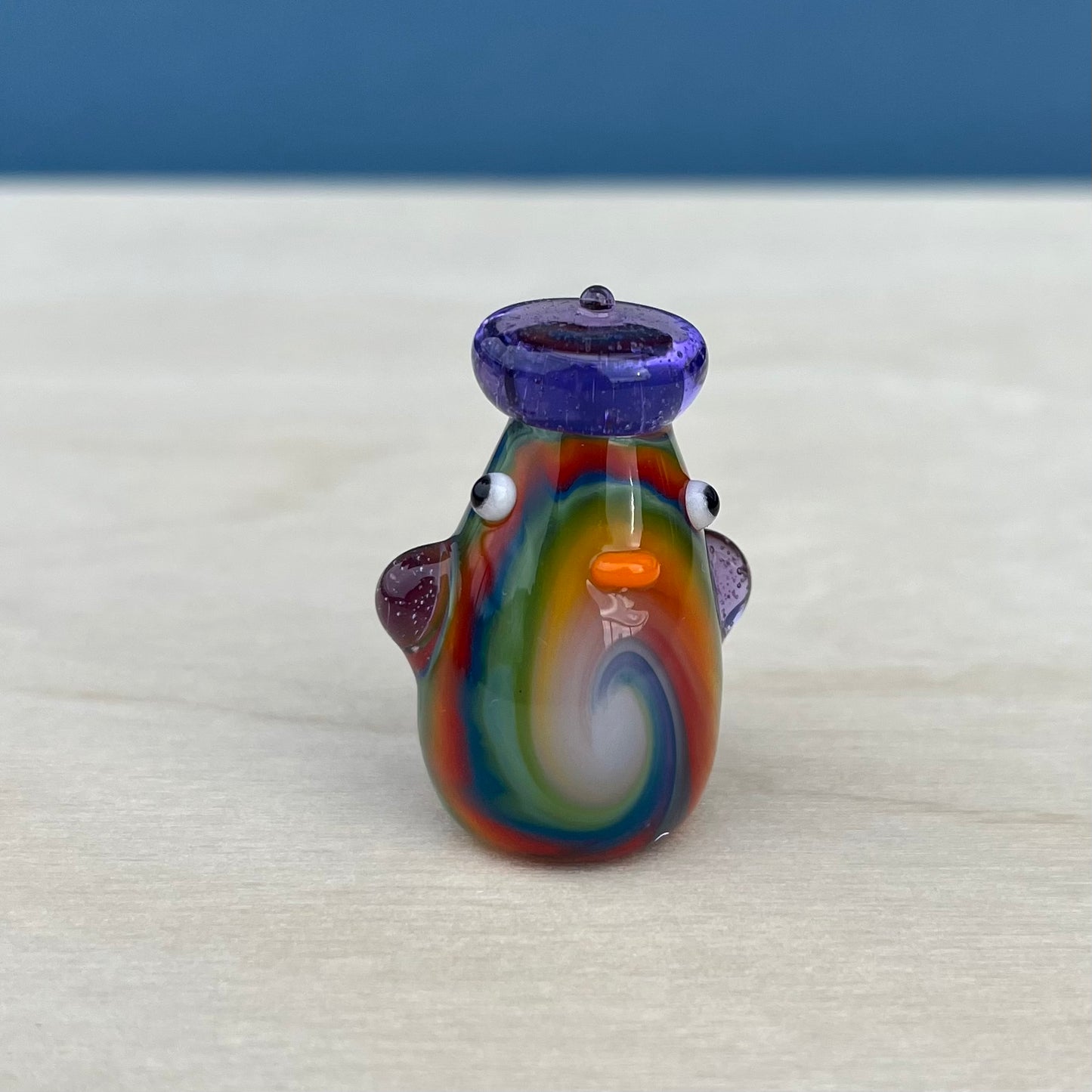 Swan Glass x Jackie's Glass Collab: Tie Dye Duck