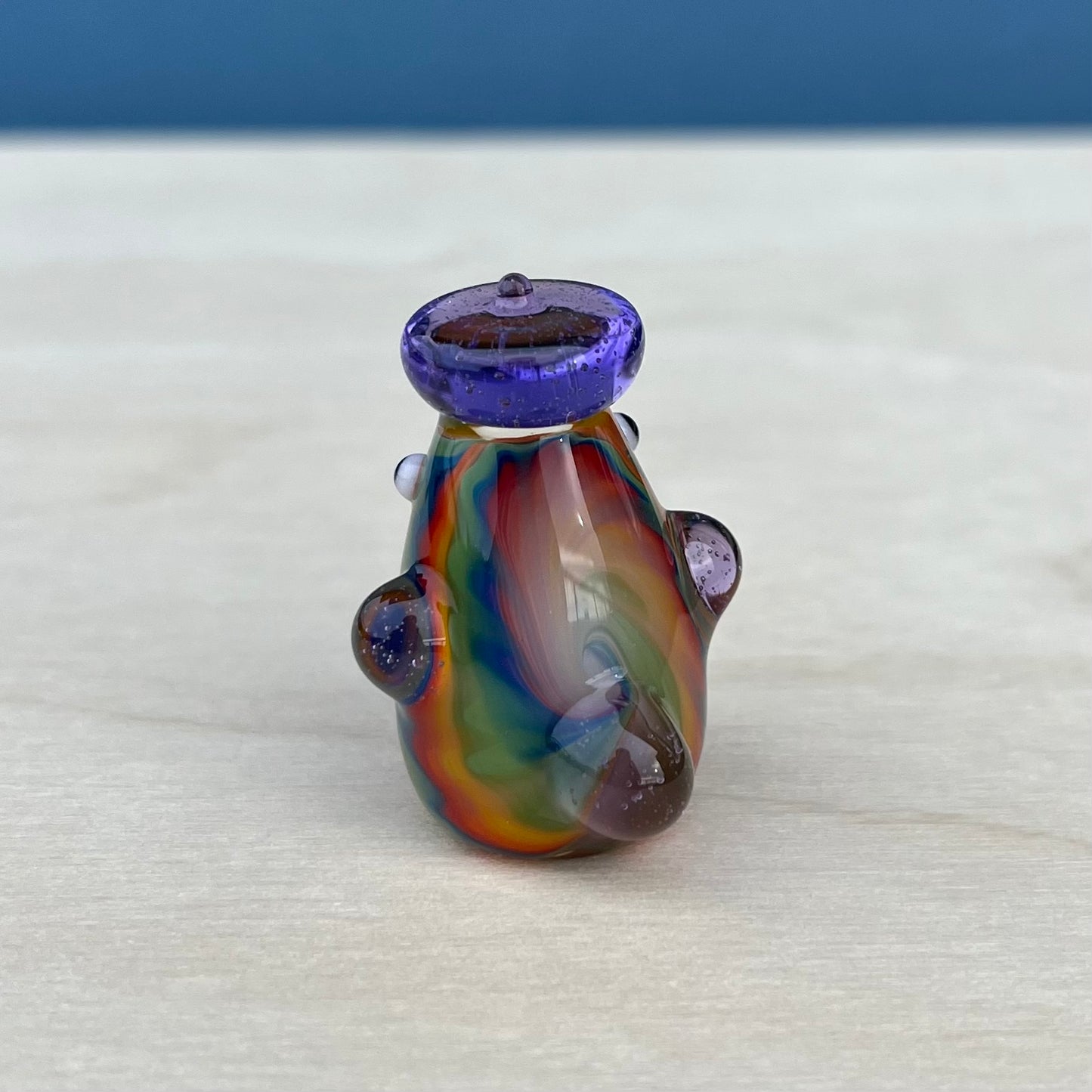 Swan Glass x Jackie's Glass Collab: Tie Dye Duck