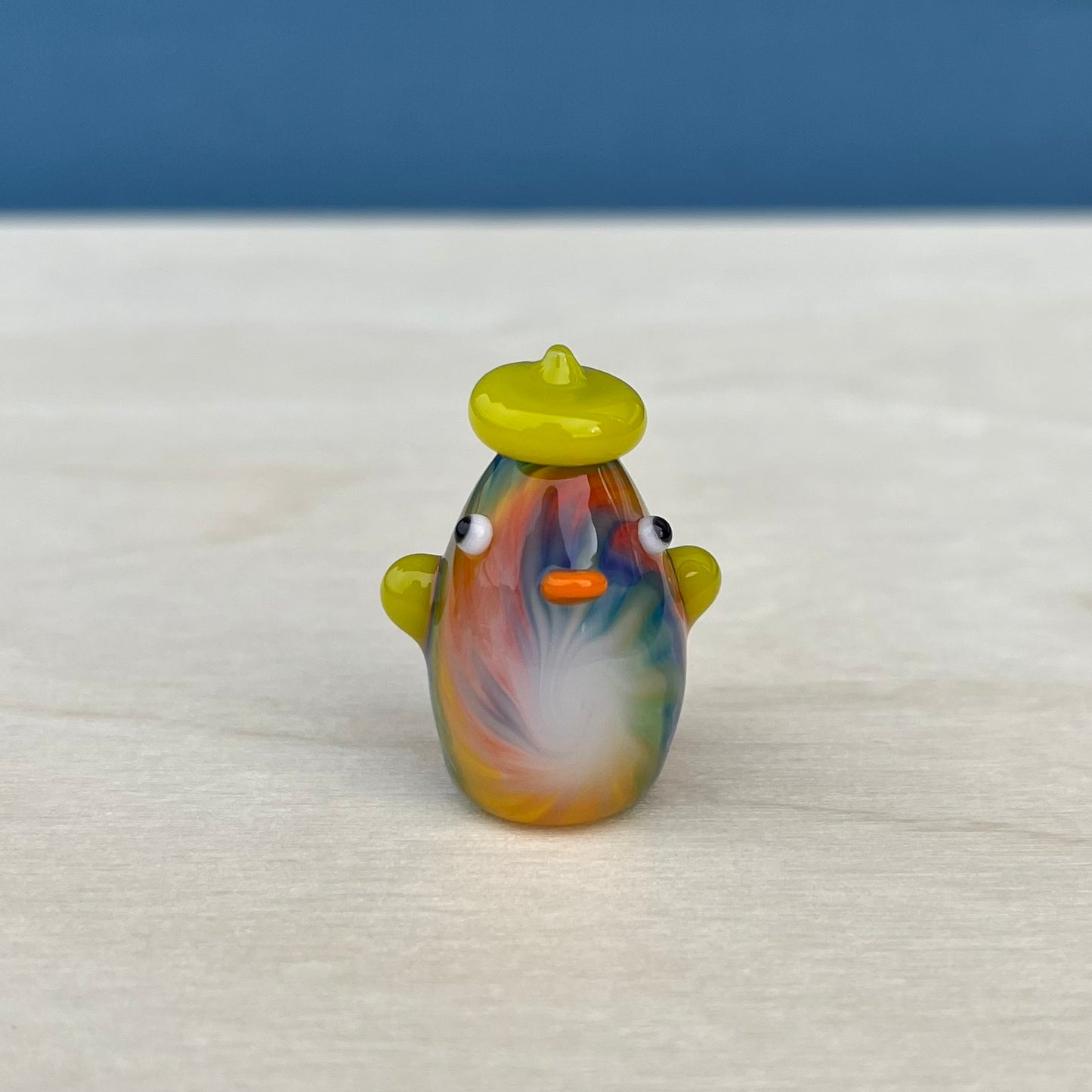 Swan Glass x Jackie's Glass Collab: Tie Dye Duck