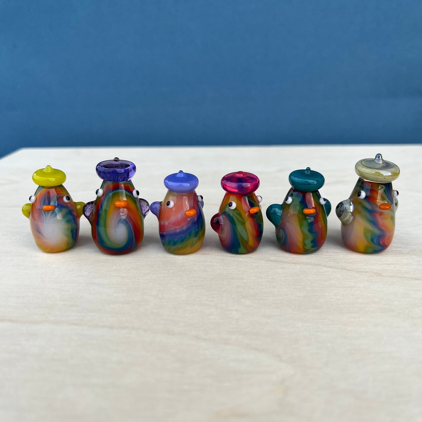 Swan Glass x Jackie's Glass Collab: Tie Dye Duck