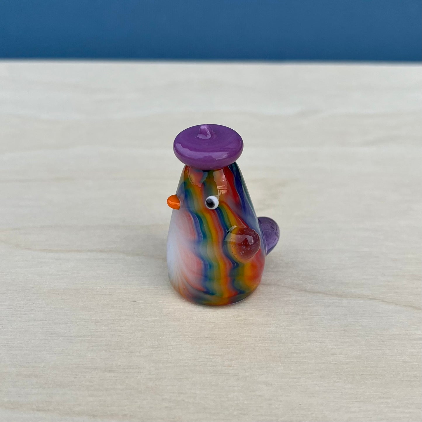 Swan Glass x Jackie's Glass Collab: Large Tie Dye Duck