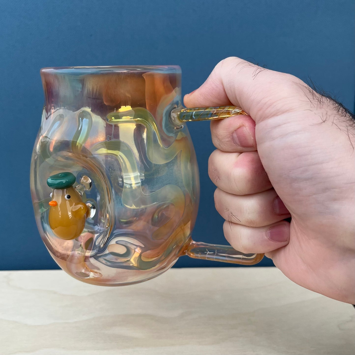 Corpse Flower Studio x Jackie's Glass Collab: Duck Mug