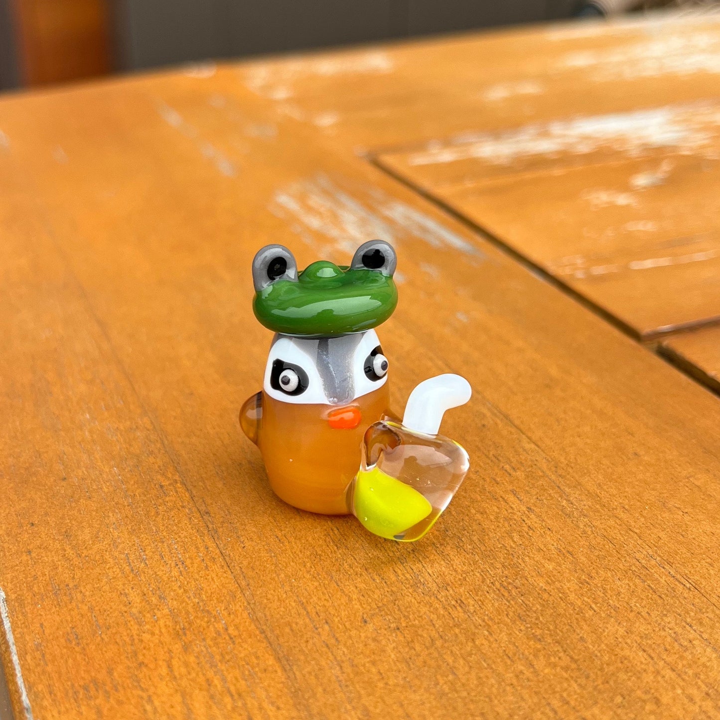 Commission for Natalia: Raccoon Duck with Matcha