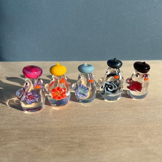 Swan Glass x Jackie's Glass Collab: Flower Duck