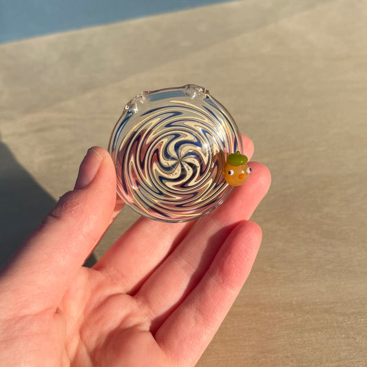 Swan Glass x Jackie's Glass Collab: Pendant Duck